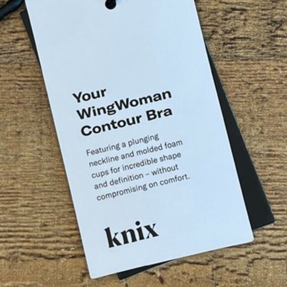 Knix WingWoman Contour Bra Size 4 Black Wireless T-Shirt Bra - Picture 6 of 10